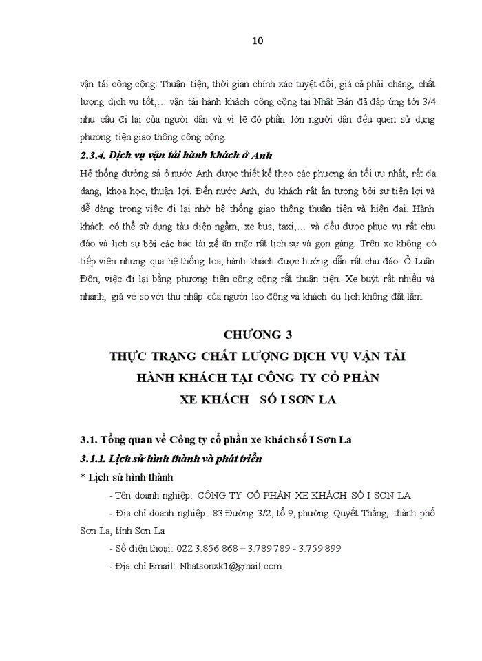 image for page Giải pháp nâng cao chất lượng dịch vụ vận tải hành khách tại Công ty cổ phần xe khách số I Sơn La