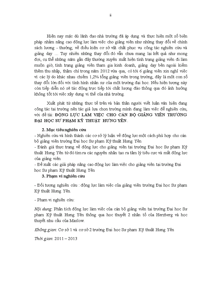 image for page Động lực làm việc cho cán bộ giảng viên trường đại học sư phạm kỹ thuật hưng yên