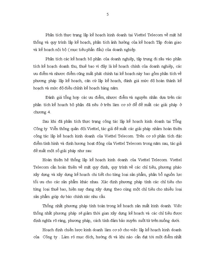 image for page Hoàn thiện công tác lập kế hoạch kinh doanh tại tổng công ty viễn thông quân đội VIETTEL (VIETTEL TELECOM)