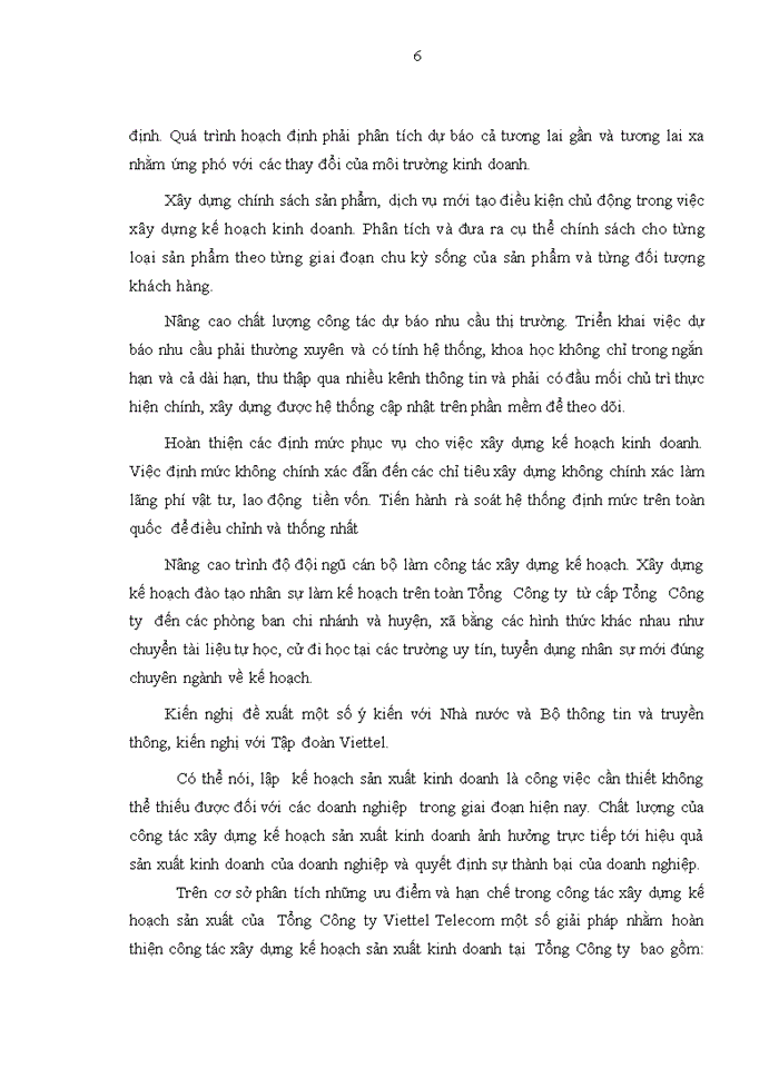 image for page Hoàn thiện công tác lập kế hoạch kinh doanh tại tổng công ty viễn thông quân đội VIETTEL (VIETTEL TELECOM)