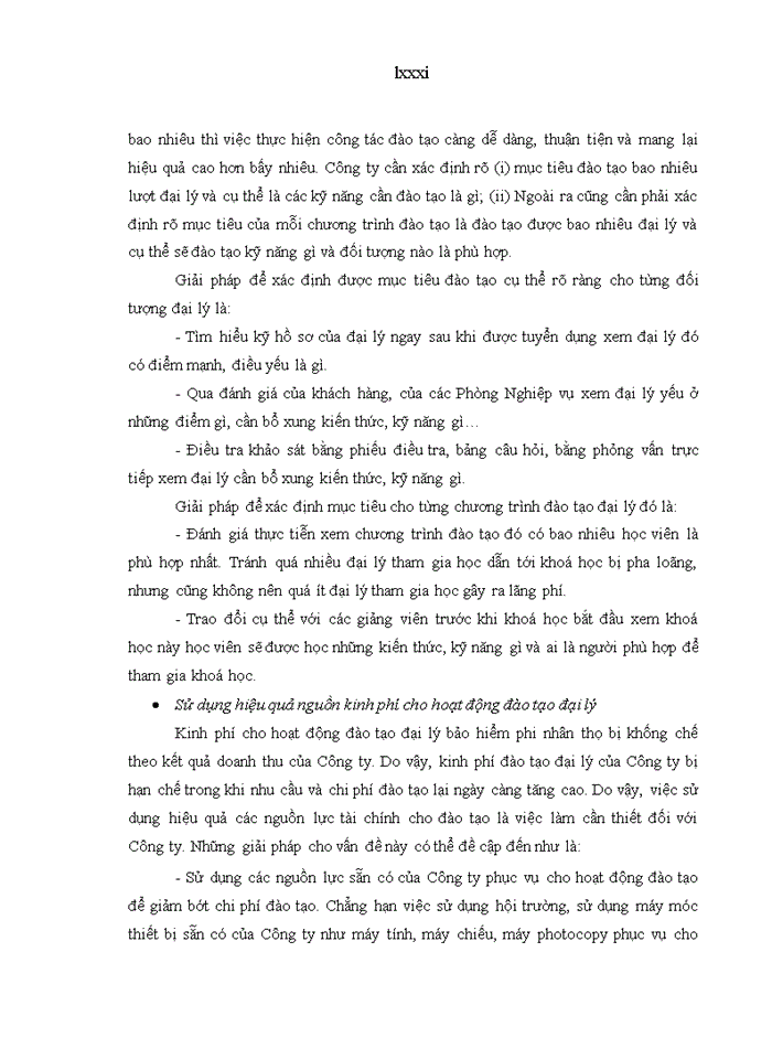image for page Hoàn thiện công tác tuyển dụng  và đào tạo đại lý bảo hiểm phi nhân thọ tại công ty bảo hiểm bảo việt lai châu