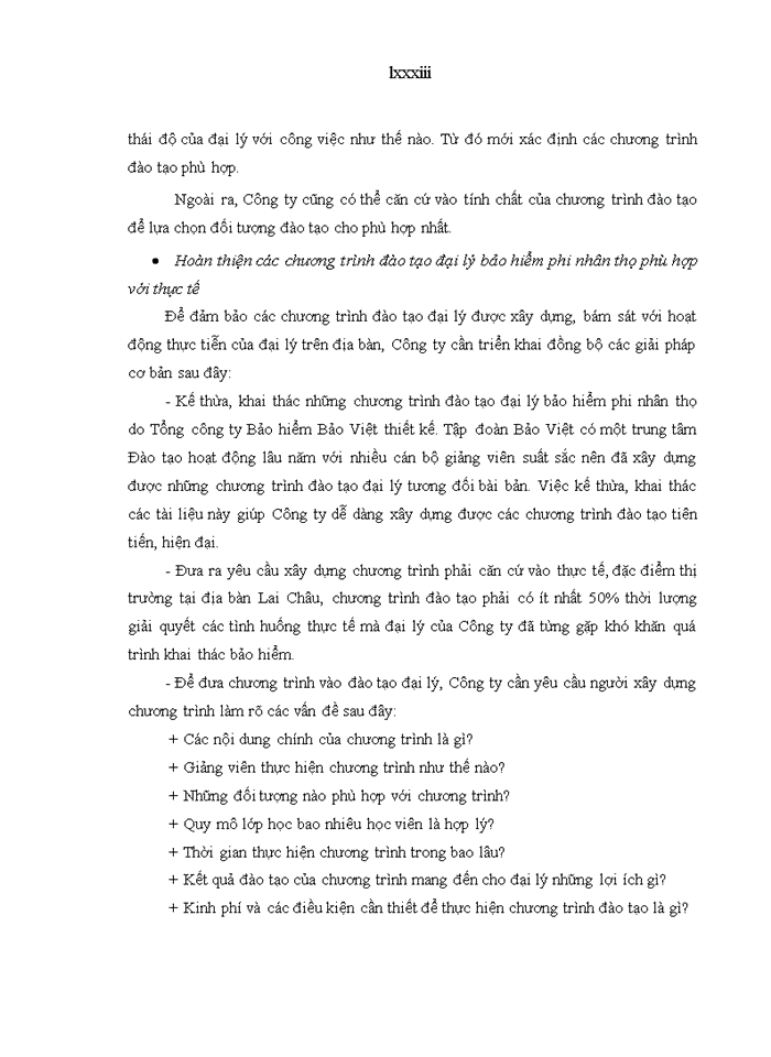image for page Hoàn thiện công tác tuyển dụng  và đào tạo đại lý bảo hiểm phi nhân thọ tại công ty bảo hiểm bảo việt lai châu