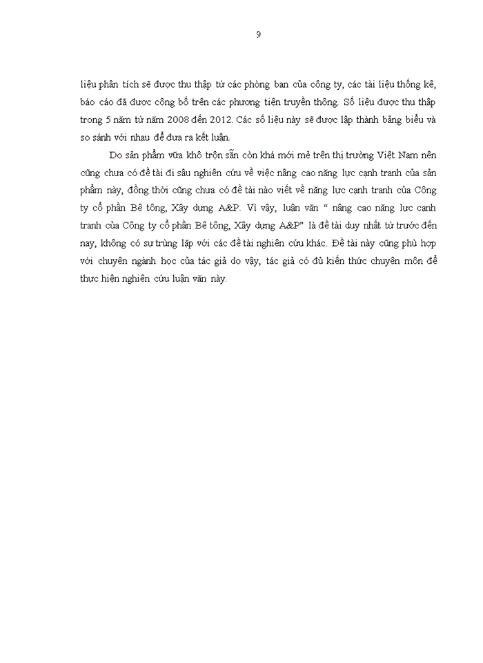 image for page Nâng cao năng lực cạnh tranh của Công ty cổ phần Bê tông, Xây dựng A&P