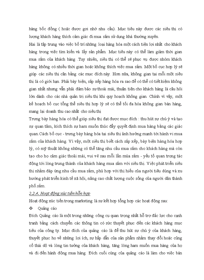 image for page Một số giải pháp Marketing nhằm nâng cao hiệu quả hoạt động của siêu thị Hapro Mart trên địa bàn thành phố Hà Nội