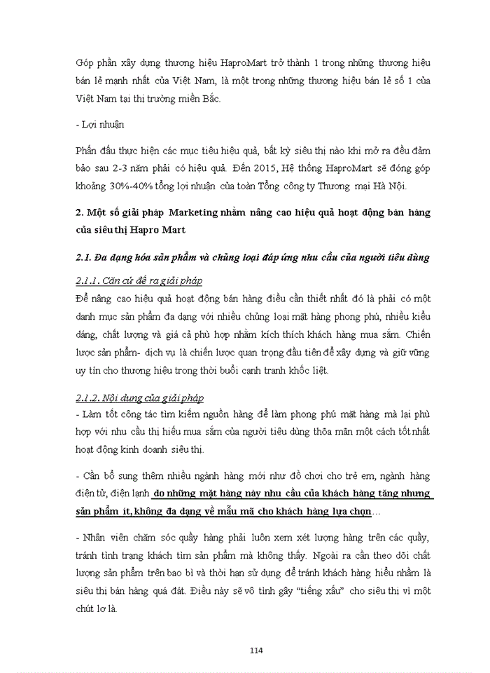image for page Một số giải pháp Marketing nhằm nâng cao hiệu quả hoạt động của siêu thị Hapro Mart trên địa bàn thành phố Hà Nội