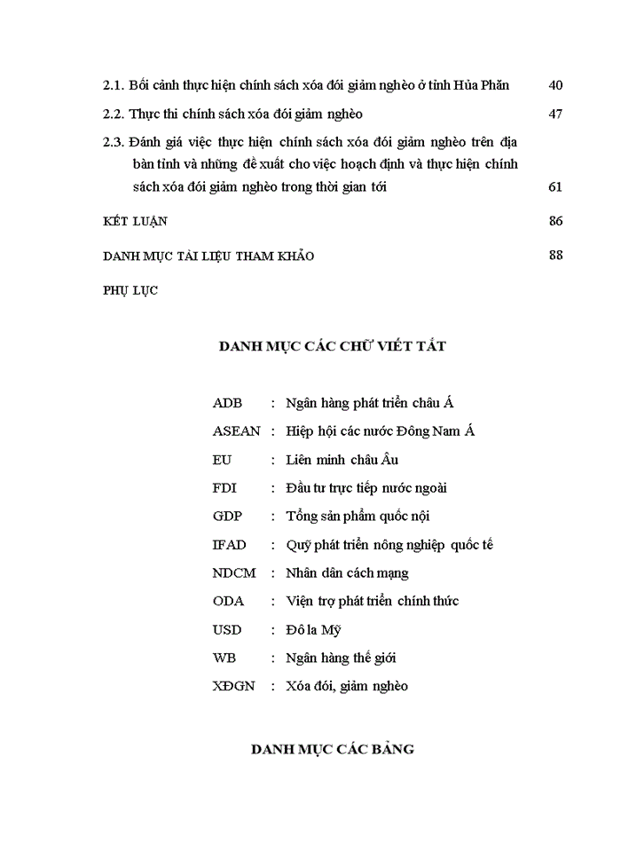 image for page Thực hiện chính sách xóa đói giảm nghèo ở tỉnh Hủa Phăn, nước Cộng hòa Dân chủ Nhân dân Lào hiện nay