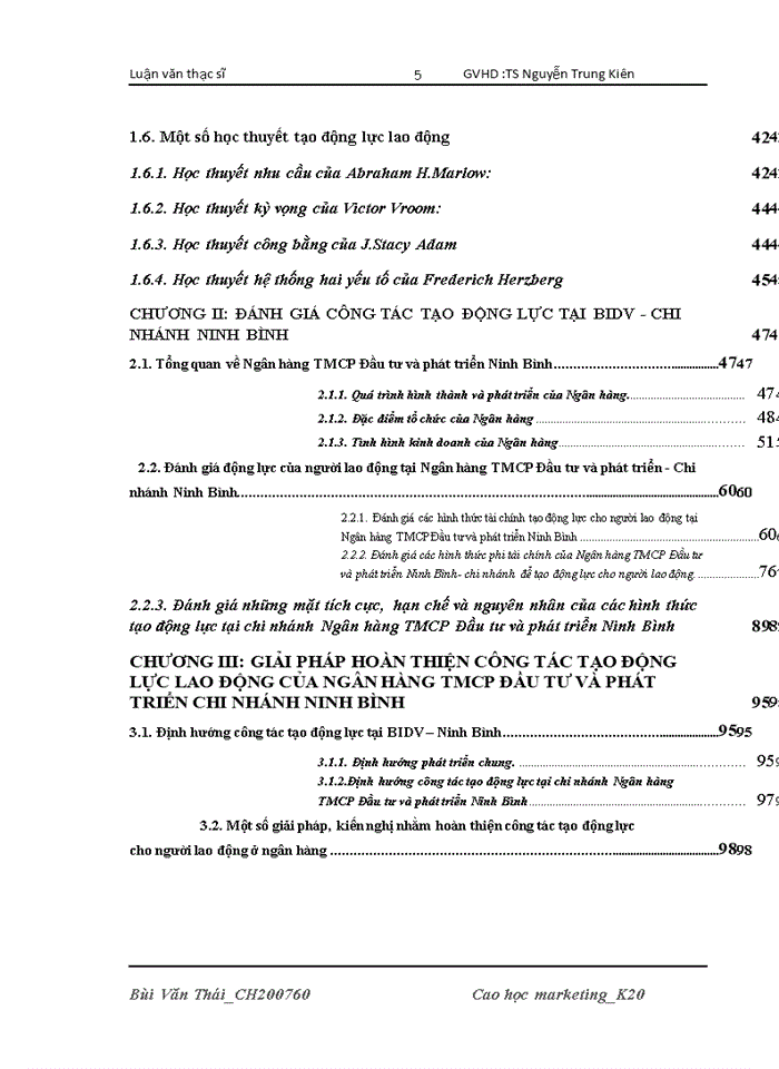 image for page Tạo động lực cho người lao động của chi nhánh ngân hàng tmcp đầu tư và phát triển ninh bình