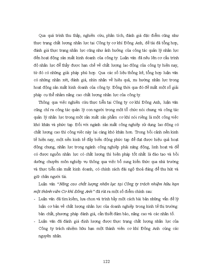 image for page Nâng cao chất lượng nhân lực tại công ty trách nhiệm hữu hạn một thành viên cơ khí đông anh
