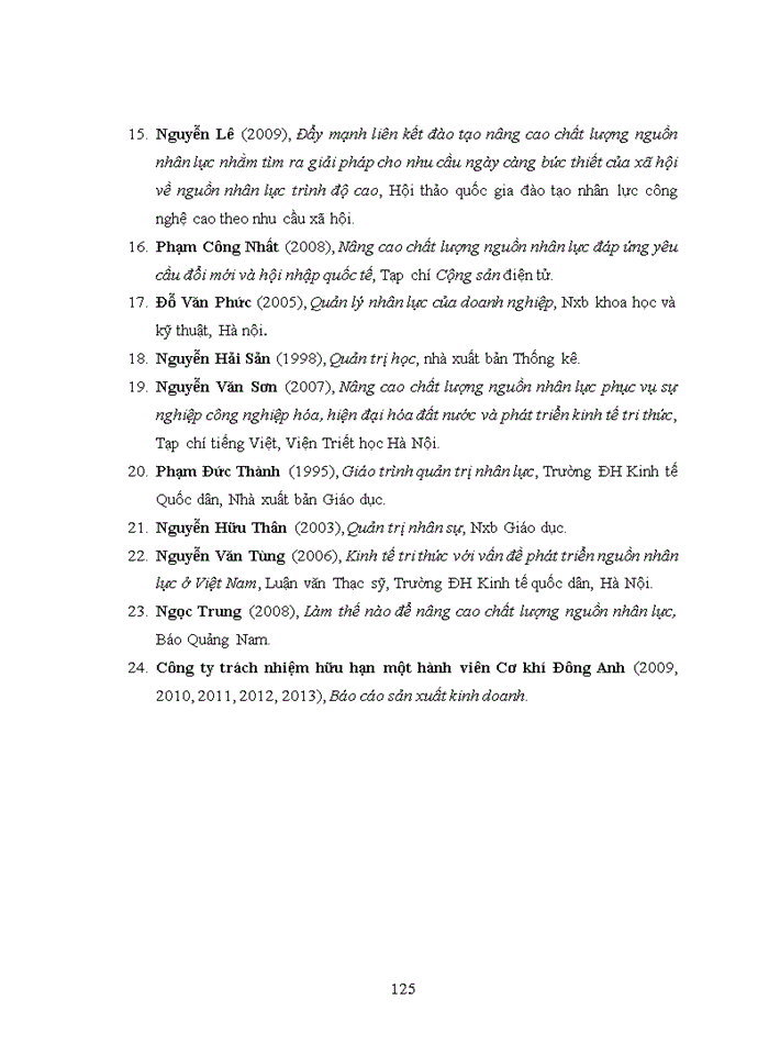 image for page Nâng cao chất lượng nhân lực tại công ty trách nhiệm hữu hạn một thành viên cơ khí đông anh