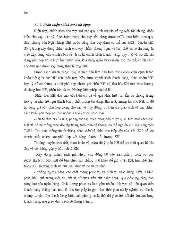 image for page Quản trị rủi ro tín dụng tại ngân hàng thương mại cổ phần á châu  chi nhánh hà nội