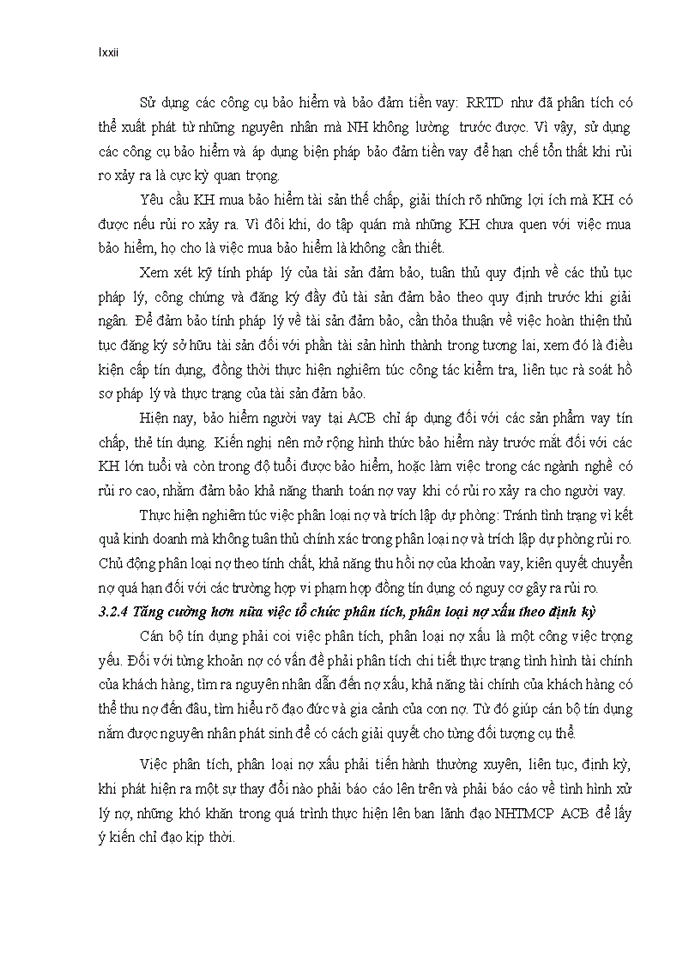 image for page Quản trị rủi ro tín dụng tại ngân hàng thương mại cổ phần á châu  chi nhánh hà nội