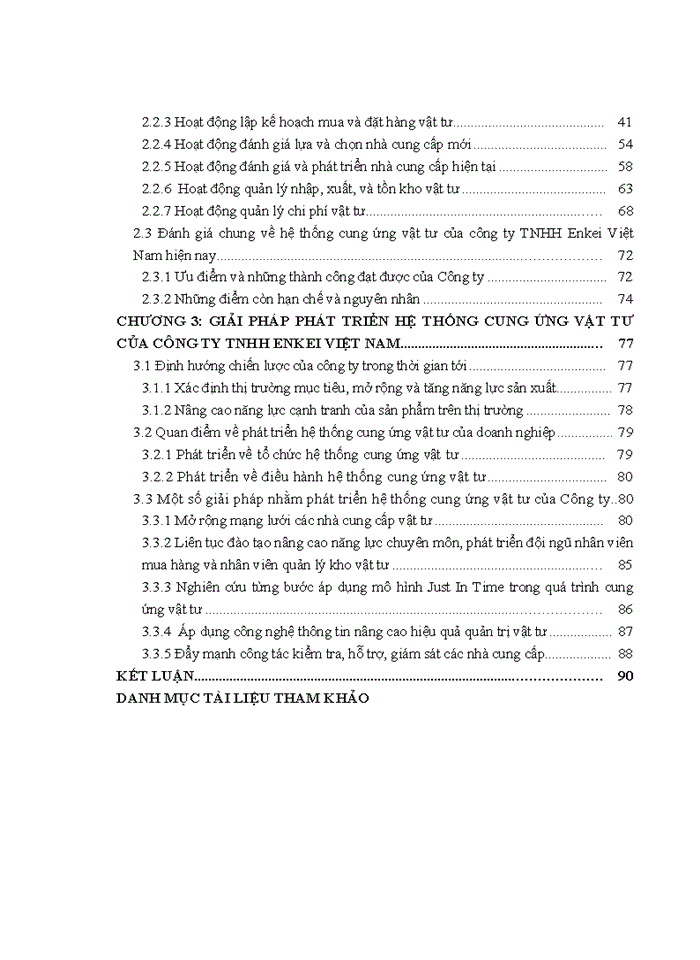 image for page Phát triển hệ thống cung ứng vật tư của công ty TNHH ENKEI VIỆT NAM