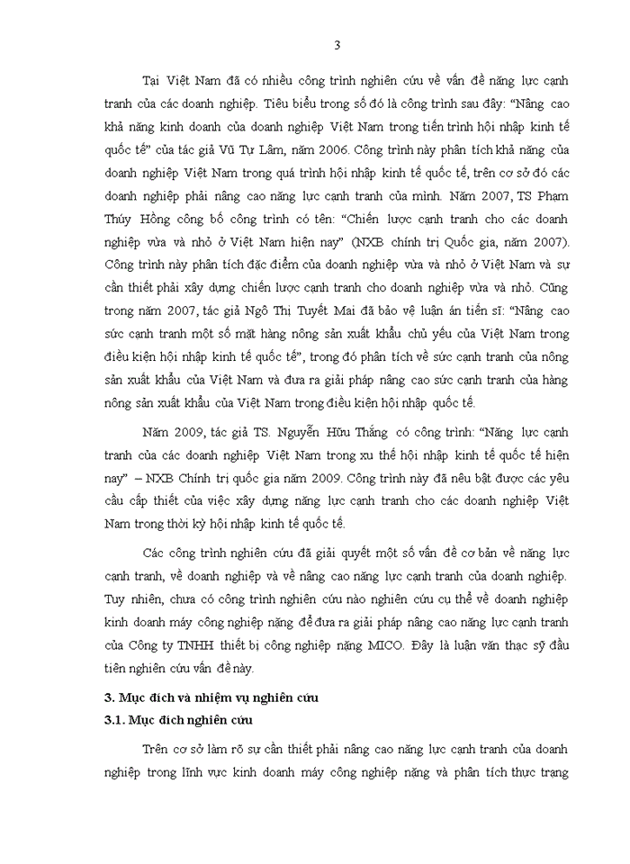 image for page Nâng cao năng lực cạnh tranh của doanh nghiệp trong lĩnh vực kinh doanh máy công nghiệp nặng tại thị trường việt nam. nghiên cứu tại công ty trách nhiệm hữu hạn thiết bị công nghiệp nặng mico (mico group)