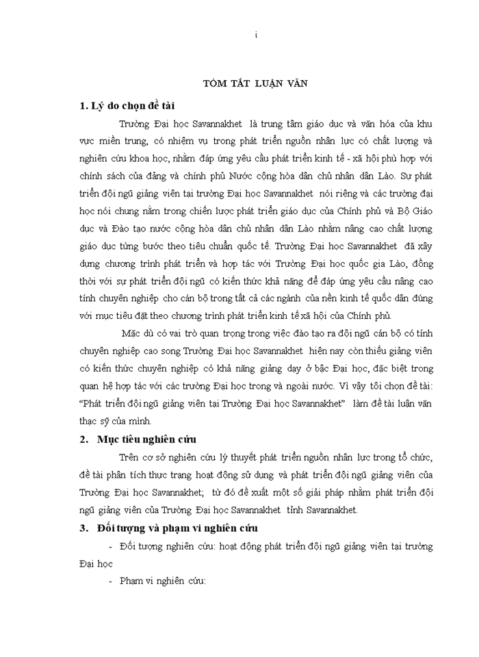 image for page Phát triển đội ngũ giảng viên tại trường đại học SAVANNAKHET