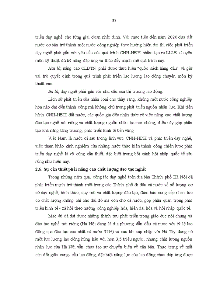 image for page Nâng cao chất lượng đào tạo nghề tại các trường cao đẳng nghề trên địa bàn hà nội