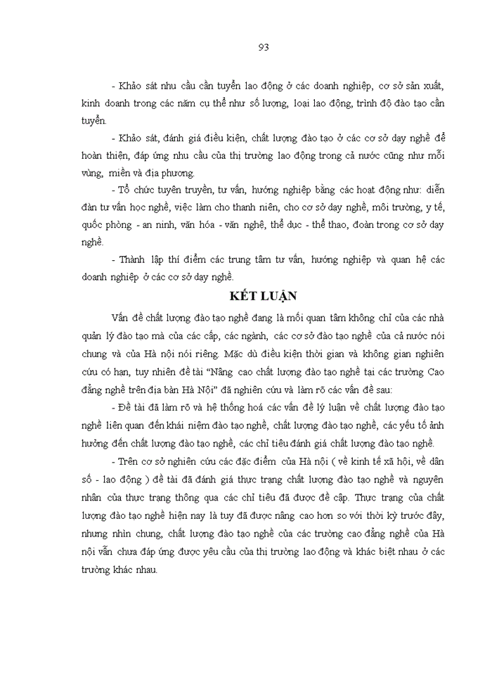 image for page Nâng cao chất lượng đào tạo nghề tại các trường cao đẳng nghề trên địa bàn hà nội