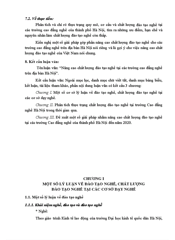 image for page Nâng cao chất lượng đào tạo nghề tại các trường cao đẳng nghề trên địa bàn thành phố Hà Nội