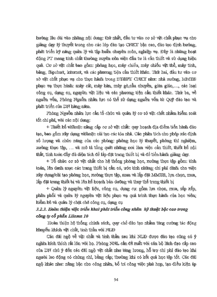 image for page Một số giải pháp hoàn thiện công tác đào tạo và phát triển nguồn nhân lực tại Công ty cổ phần Lilama 10