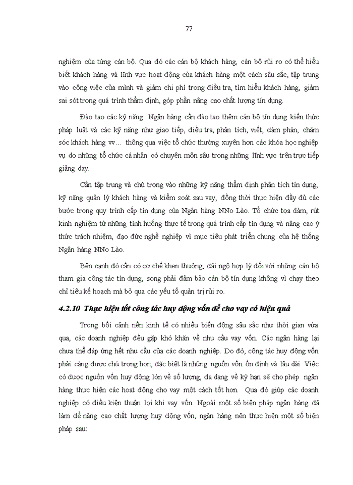 image for page Nâng cao hiệu quả tín dụng tại ngân hàng nông nghiệp - chi nhánh tỉnh VIENG CHAN