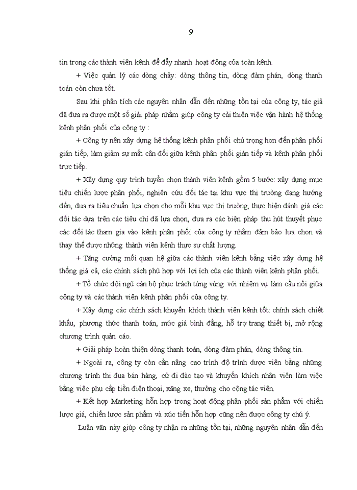 image for page Hoàn thiện công tác quản lý kênh phân phối sản phẩm của Công ty TNHH Nam Luyên