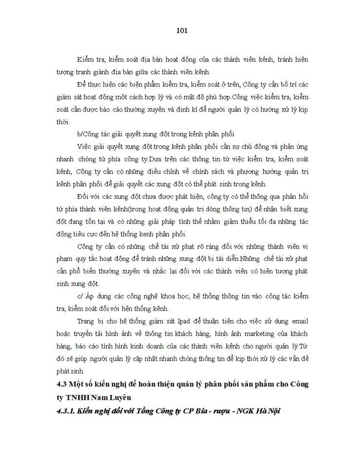 image for page Hoàn thiện công tác quản lý kênh phân phối sản phẩm của Công ty TNHH Nam Luyên