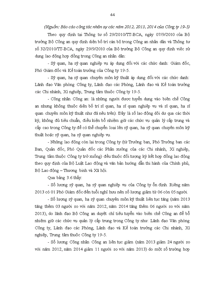 image for page Nâng cao chất lượng nguồn nhân lực tại Công ty 19-5, Tổng cục Hậu cần – Kỹ thuật, Bộ Công an