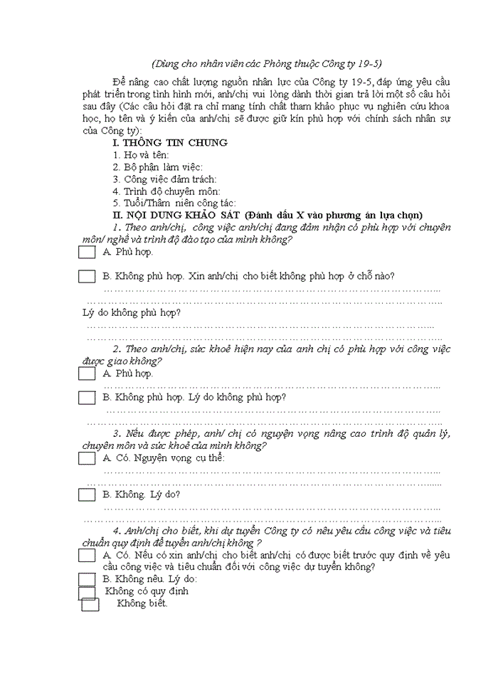 image for page Nâng cao chất lượng nguồn nhân lực tại Công ty 19-5, Tổng cục Hậu cần – Kỹ thuật, Bộ Công an