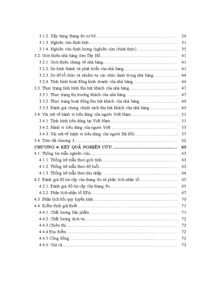 image for page Yếu tố ảnh hưởng đến quyết định lựa chọn nhà hàng (restaurant) của khách: nghiên cứu tại nhà hàng sen TÂY HỒ - HÀ NỘI