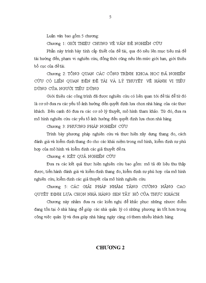 image for page Yếu tố ảnh hưởng đến quyết định lựa chọn nhà hàng (restaurant) của khách: nghiên cứu tại nhà hàng sen TÂY HỒ - HÀ NỘI