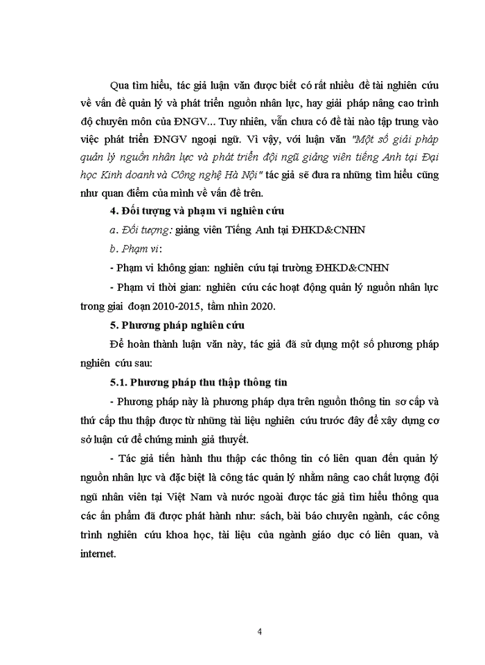 image for page Một số giải pháp quản lý và phát triển đội ngũ giảng viên tiếng anh tại trường đại học kinh doanh và công nghệ hà nội