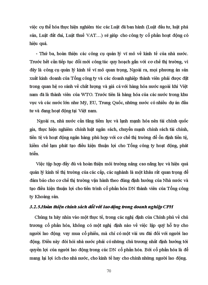image for page Giải pháp thúc đẩy quả trình cổ phần hóa tại tổng công ty khoáng sản thuộc tập đoàn than khoáng sản VIỆT NAM