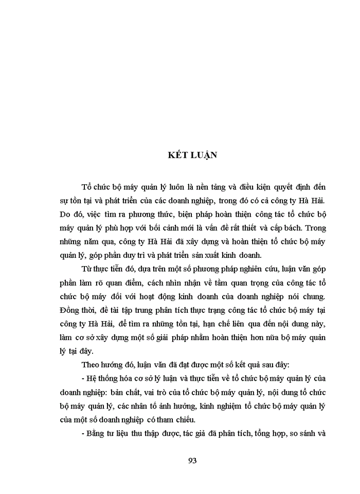 image for page Giải pháp hoàn thiện tổ chức bộ máy quản lý của công ty tnhh một thành viên quản lý đường sắt HÀ HẢI