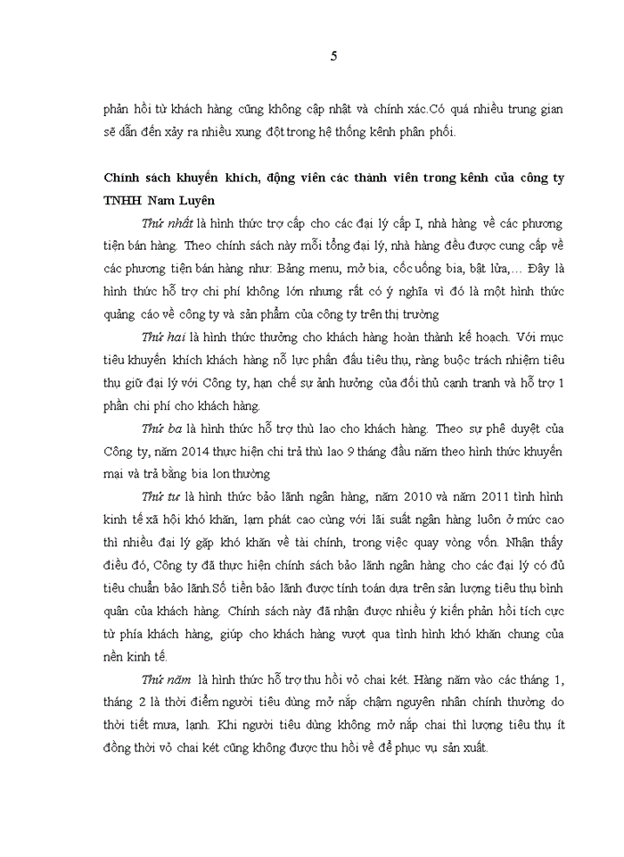 image for page Hoàn thiện công tác quản lý kênh phân phối sản phẩm của công ty tnhh nam luyên