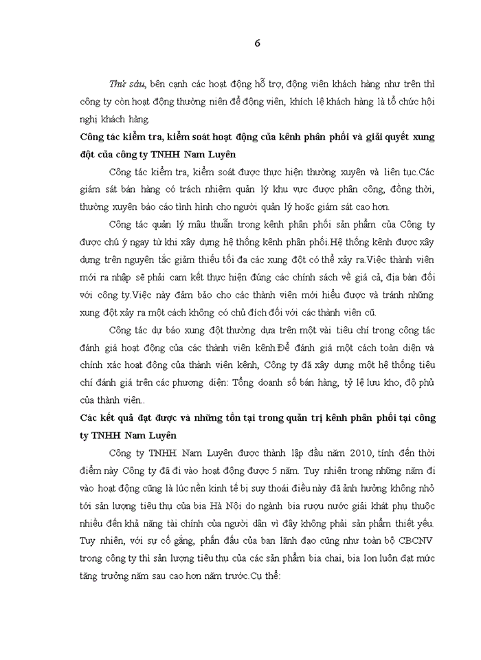 image for page Hoàn thiện công tác quản lý kênh phân phối sản phẩm của công ty tnhh nam luyên