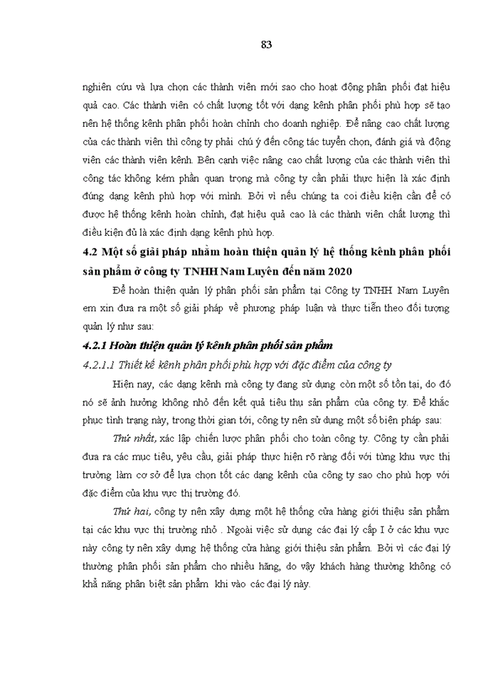 image for page Hoàn thiện công tác quản lý kênh phân phối sản phẩm của công ty tnhh nam luyên