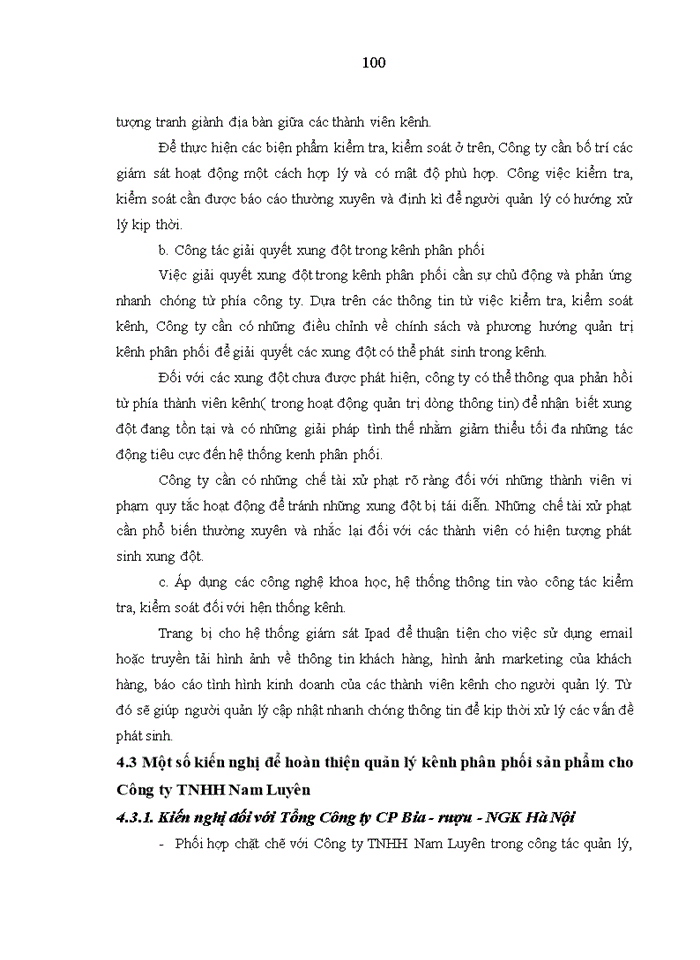 image for page Hoàn thiện công tác quản lý kênh phân phối sản phẩm của công ty tnhh nam luyên