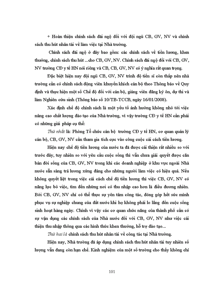 image for page Chiến lược phát triển nguồn nhân lực của trường cao đẳng y tế hà nội đến năm 2020