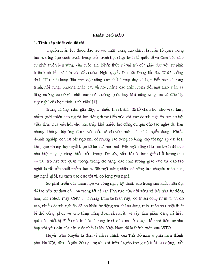 image for page Nâng cao chất lượng đào tạo nghề tại trường trung cấp nghề số 1 hà nội