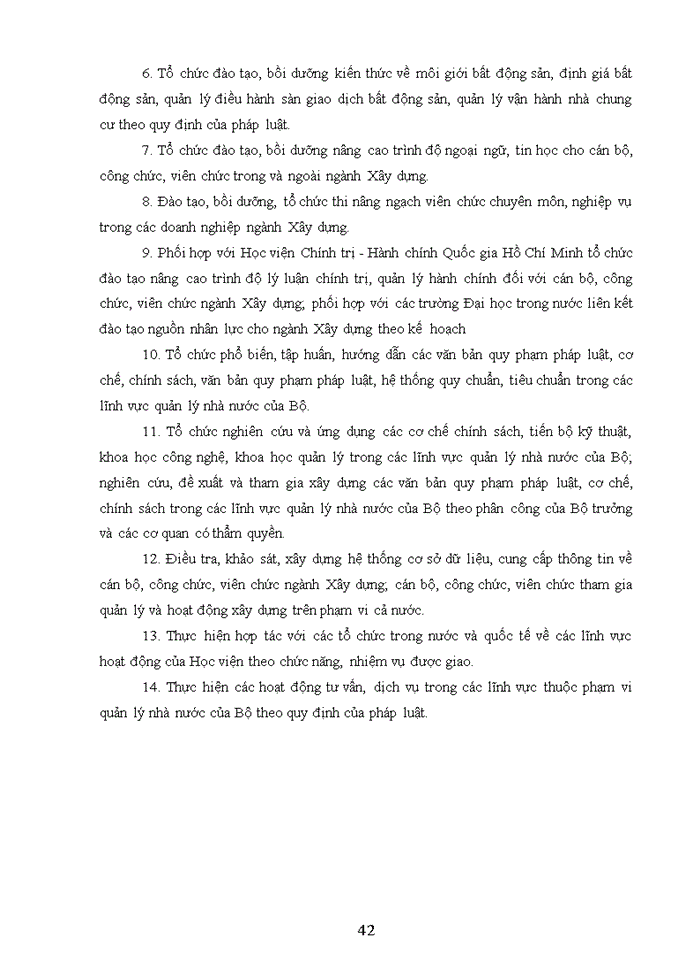 image for page Nâng cao chất lượng đội ngũ giảng viên và đội ngũ cán bộ quản lý của học viện cán bộ quản lý xây dựng và đô thị
