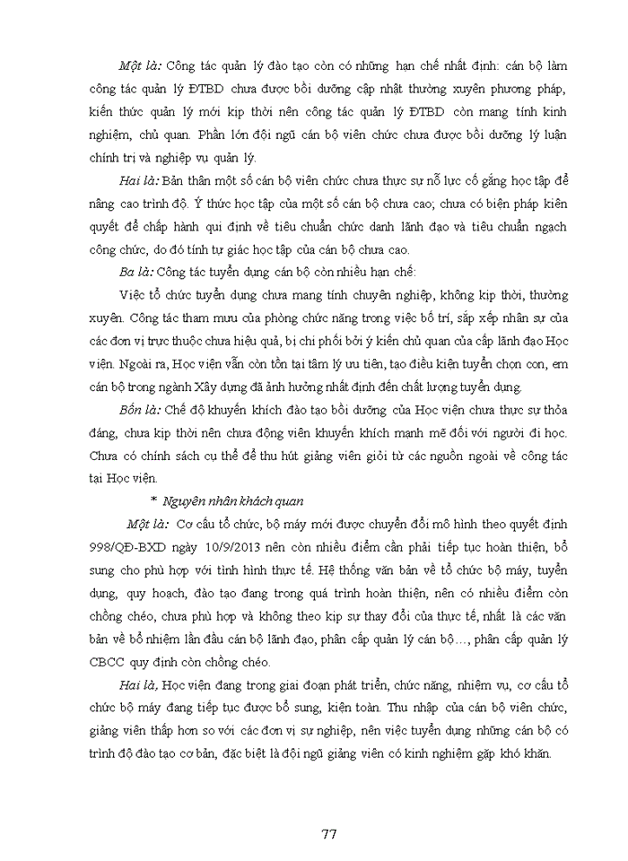 image for page Nâng cao chất lượng đội ngũ giảng viên và đội ngũ cán bộ quản lý của học viện cán bộ quản lý xây dựng và đô thị