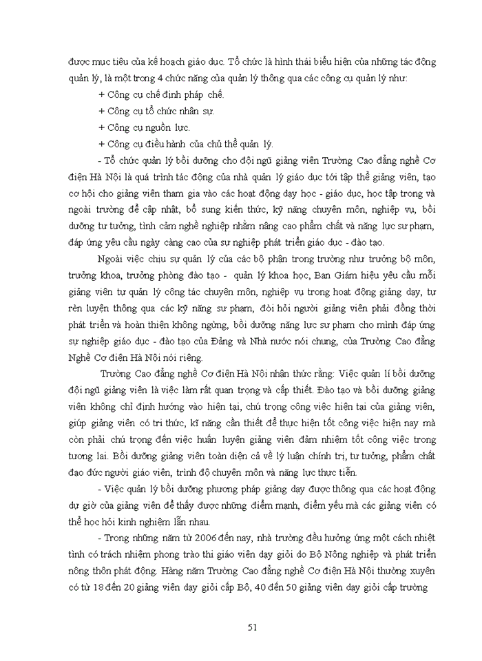 image for page Biện pháp quản lý hoạt động bồi dưỡng đội ngũ giảng viên theo định hướng phát triển của trường cao đẳng nghề cơ điện hà nội đến năm 2020