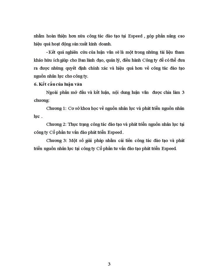 image for page Đào tạo và phát triển nguồn nhân lực tại công ty cổ phần tư vấn đào tạo phát triển ESPEED
