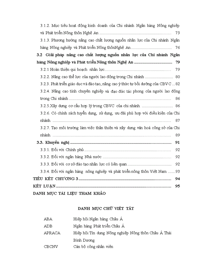 image for page Nâng cao chất lượng nguồn nhân lực của chi nhánh ngân hàng nông nghiệp và phát triển nông thôn Nghệ An