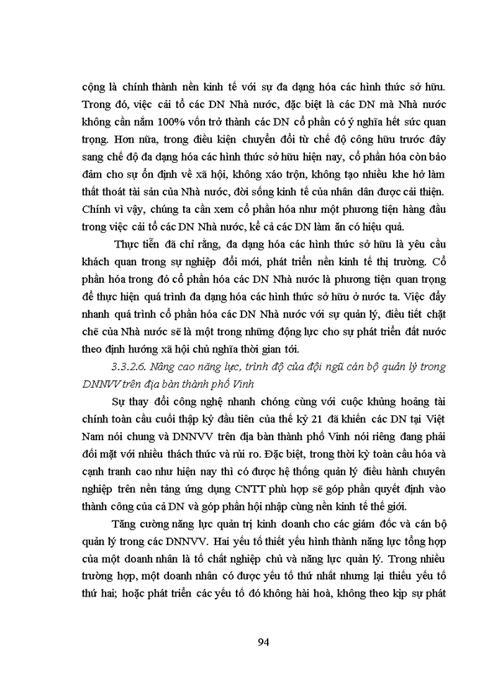 image for page Nâng cao năng lực cạnh tranh doanh nghiệp nhỏ và vừa trên địa bàn thành phố Vinh