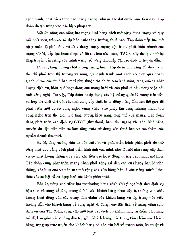 image for page Năng lực cạnh tranh của công ty dịch vụ viễn thông - đơn vị thành viên tập đoàn bưu chính viễn thông việt nam (VNPT Vinaphone)