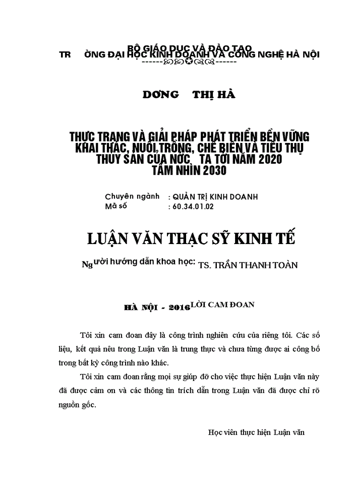 image for page Thực trạng và giải pháp phát triển bền vững khai thác, nuôi trồng, chế biến và tiêu thụ thủy sản của nước ta tới năm 2020  tầm nhìn 2030