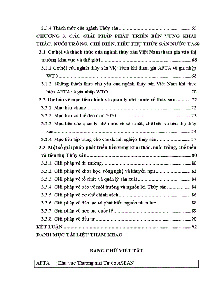image for page Thực trạng và giải pháp phát triển bền vững khai thác, nuôi trồng, chế biến và tiêu thụ thủy sản của nước ta tới năm 2020  tầm nhìn 2030