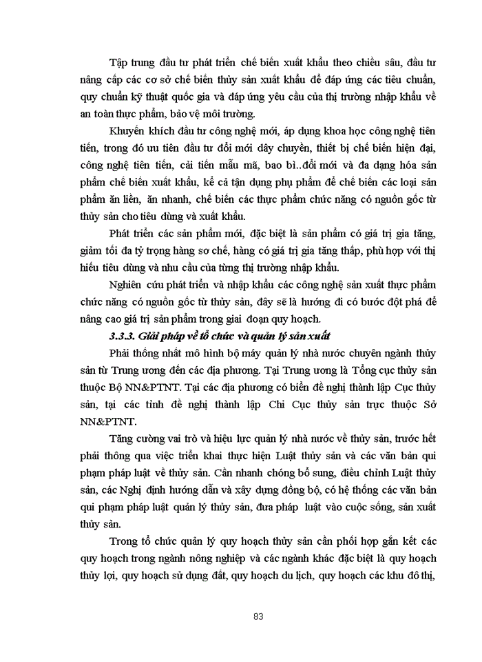image for page Thực trạng và giải pháp phát triển bền vững khai thác, nuôi trồng, chế biến và tiêu thụ thủy sản của nước ta tới năm 2020  tầm nhìn 2030