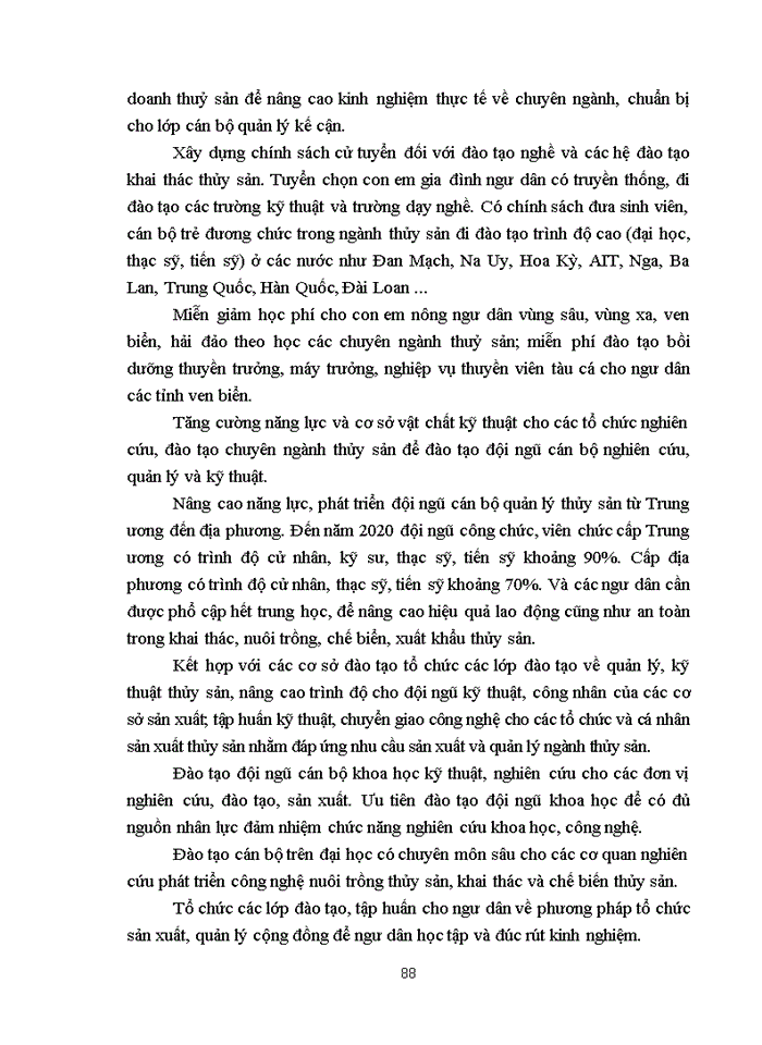 image for page Thực trạng và giải pháp phát triển bền vững khai thác, nuôi trồng, chế biến và tiêu thụ thủy sản của nước ta tới năm 2020  tầm nhìn 2030