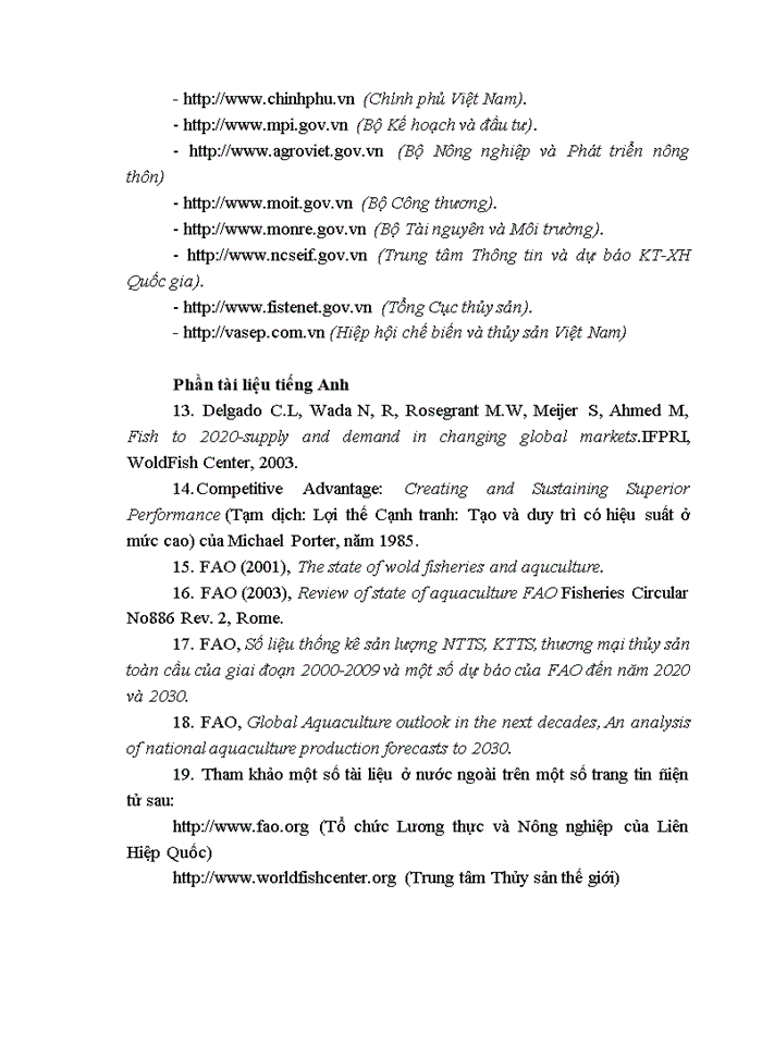 image for page Thực trạng và giải pháp phát triển bền vững khai thác, nuôi trồng, chế biến và tiêu thụ thủy sản của nước ta tới năm 2020  tầm nhìn 2030